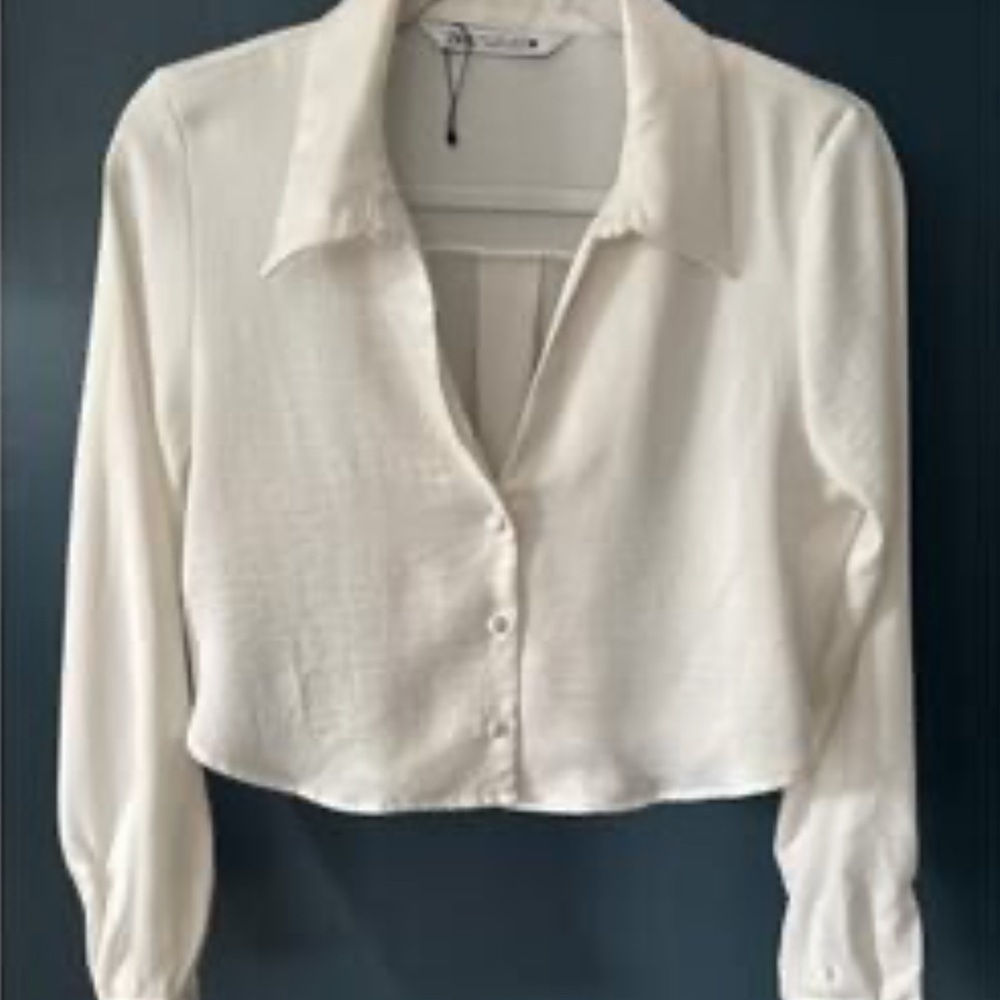 Zara white Button-Down Shirt